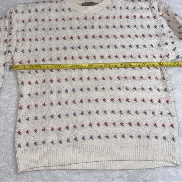 Vintage Flower Sweater American Eagle Outfitter L - Picture 6 of 6